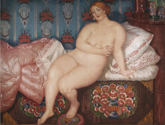 Boris Kustodijev "Lepotica", 1915 godina